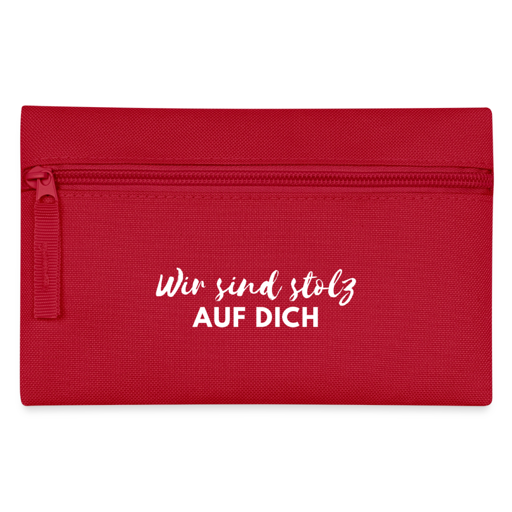 Geldbörse "Wir sind stolz auf dich" - Rot
