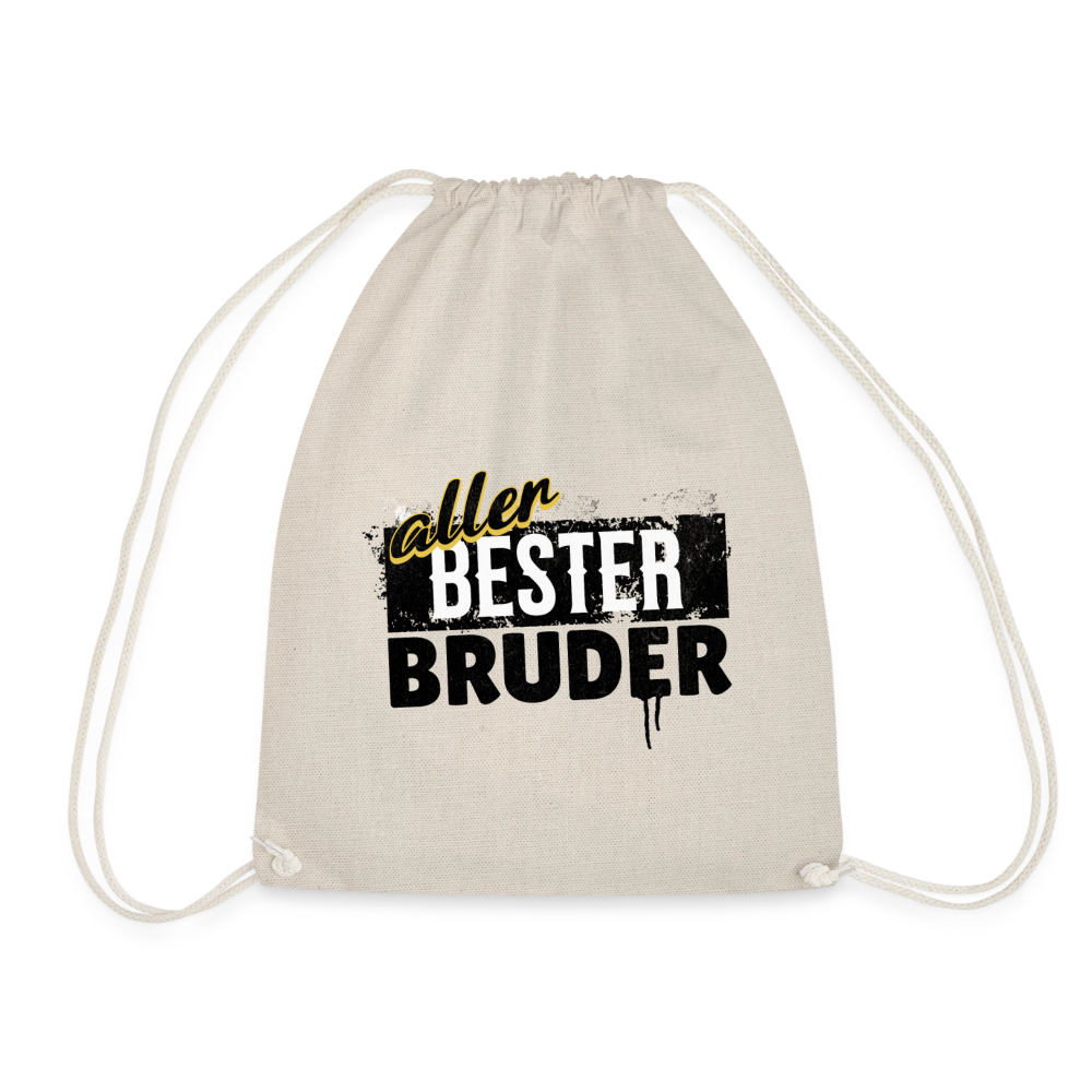 Turnbeutel "Allerbester Bruder" - Natur