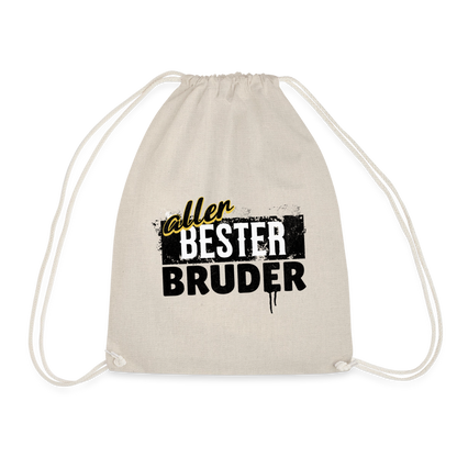 Turnbeutel "Allerbester Bruder" - Natur