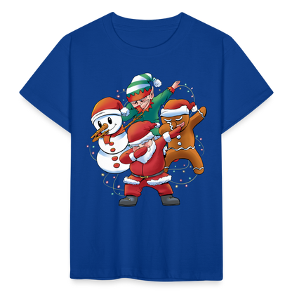 Kinder T-Shirt Weihnachten - Royalblau