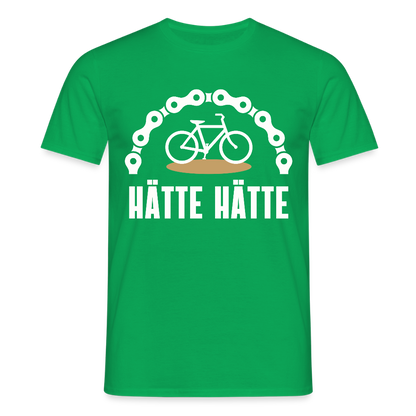 Männer T-Shirt "Hätte Hätte Fahrradkette" - Kelly Green