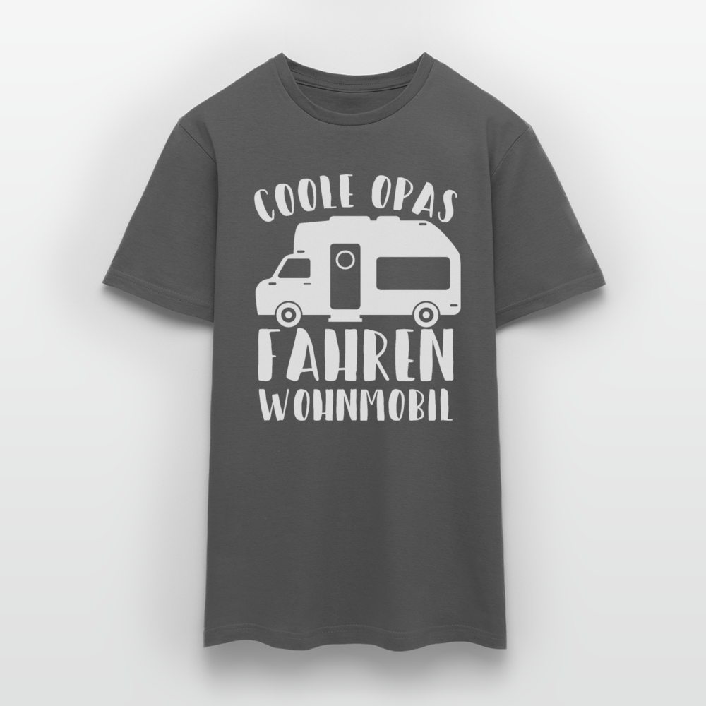 Männer T-Shirt "Coole Opas fahren Wohnmobil" - Anthrazit