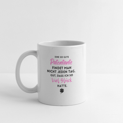 Tasse "Eine so gute Patentante" - Weiß
