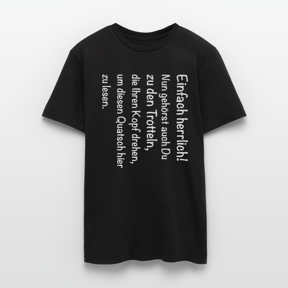 Männer T-Shirt "Nun gehörst auch du..." - Schwarz