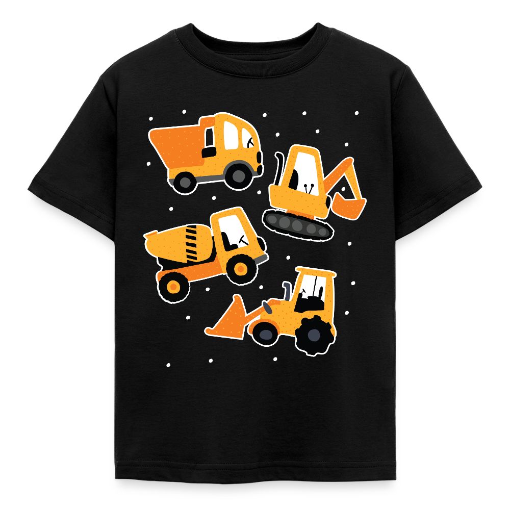 Kinder T-Shirt "4 Tolle Bagger" - Schwarz