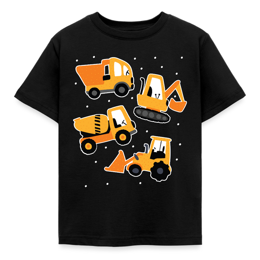 Kinder T-Shirt "4 Tolle Bagger" - Schwarz