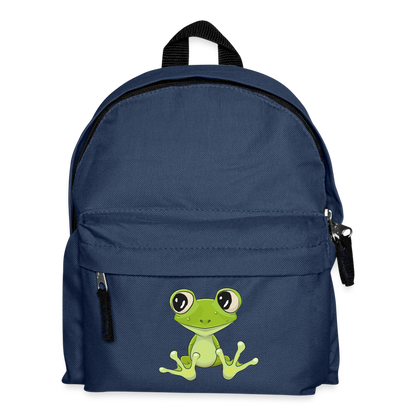 Kinder Rucksack "Niedlicher Frosch" - Navy