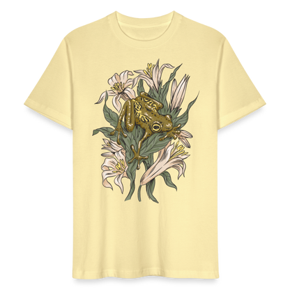 Unisex Bio-T-Shirt "Frosch in der Natur" - Creme