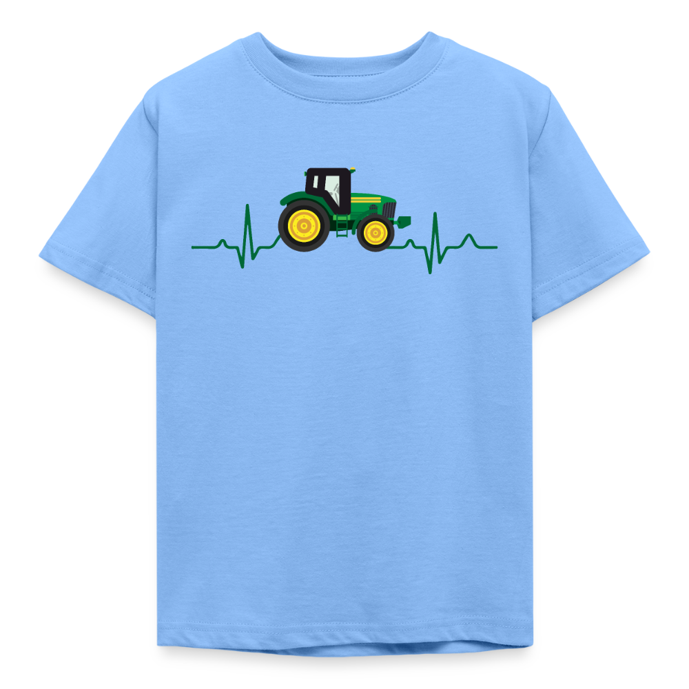 Kinder T-Shirt "Traktor Herzschlag" - Himmelblau