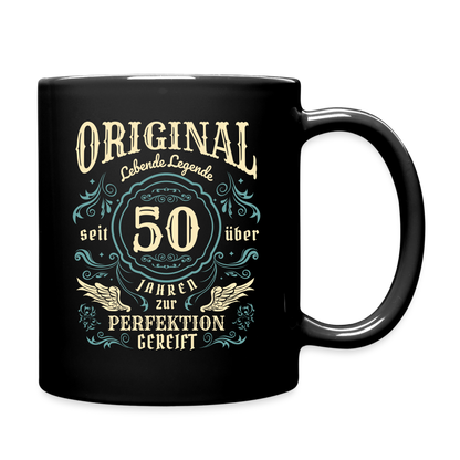 Tasse "Lebende Legende seit 50 Jahren" - Schwarz