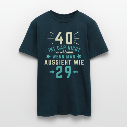 Männer T-Shirt "40 ist gar nicht so schlimm" - Navy
