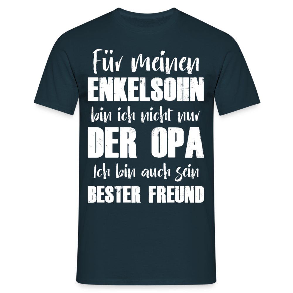 Männer T-Shirt "Für meinen Enkelsohn bin ich nicht nur der Opa" - Navy