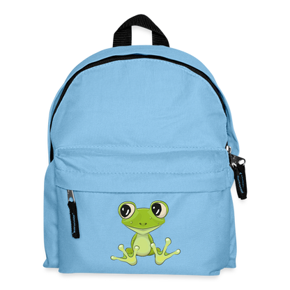 Kinder Rucksack "Niedlicher Frosch" - Hellblau