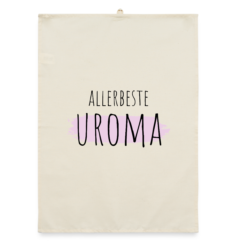 Geschirrtuch "Allerbeste Uroma" (Hintergrundmotiv) - Natur