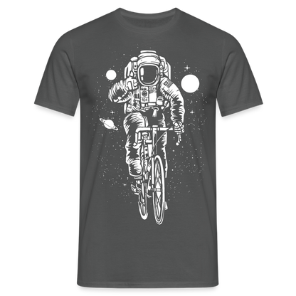 Männer Bio T-Shirt "Astronaut mit Fahrrad" - Anthrazit