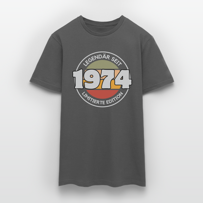 Männer T-Shirt "Legendär seit 1974 - Limitierte Edition" - Anthrazit