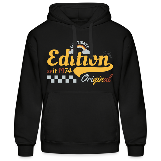 Männer Hoodie "Limitierte Edition seit 1974" - Schwarz