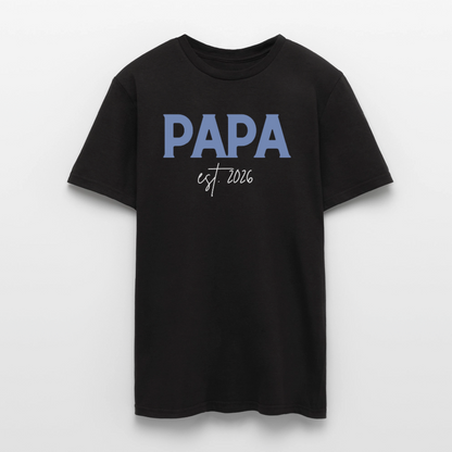 Männer T-Shirt "Papa seit 2026" - Schwarz