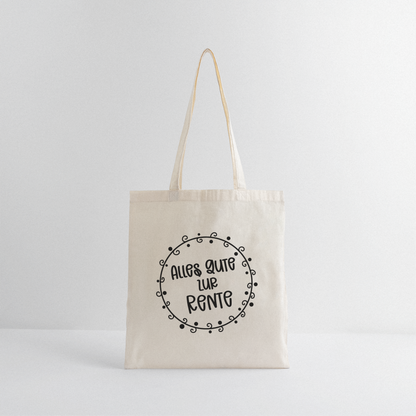 Stoffbeutel "Alles Gute zur Rente" - Natur