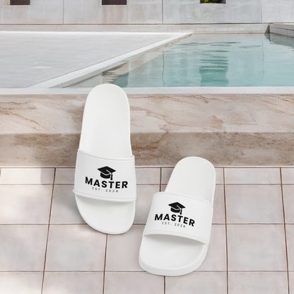 Männer Badelatschen "Master 2026" - Weiß