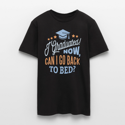 Männer T-Shirt "I graduated" - Schwarz