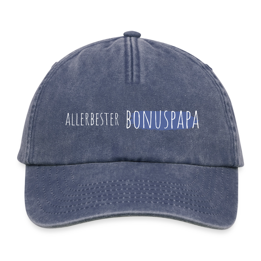 Vintage Cap "Allerbester Bonuspapa" - Vintage Denim