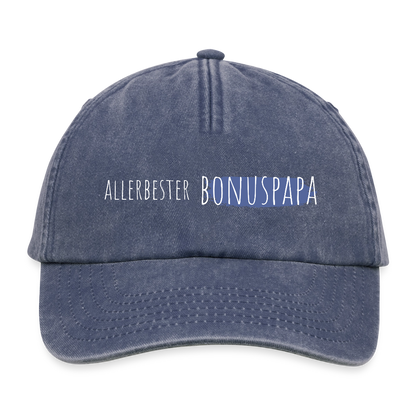 Vintage Cap "Allerbester Bonuspapa" - Vintage Denim