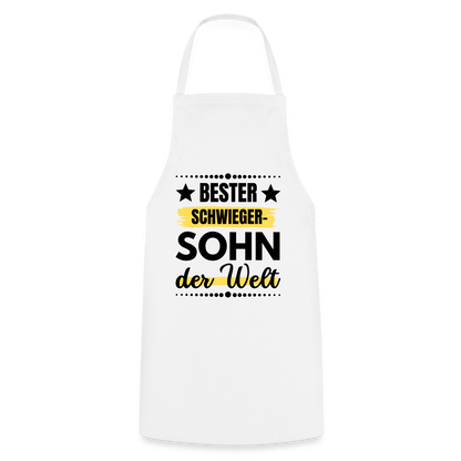 Kochschürze "Bester Schwiegersohn der Welt" - Weiß