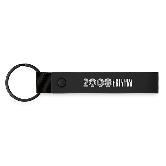 Schlüsselanhänger "2008 - Limitierte Edition" - Schwarz