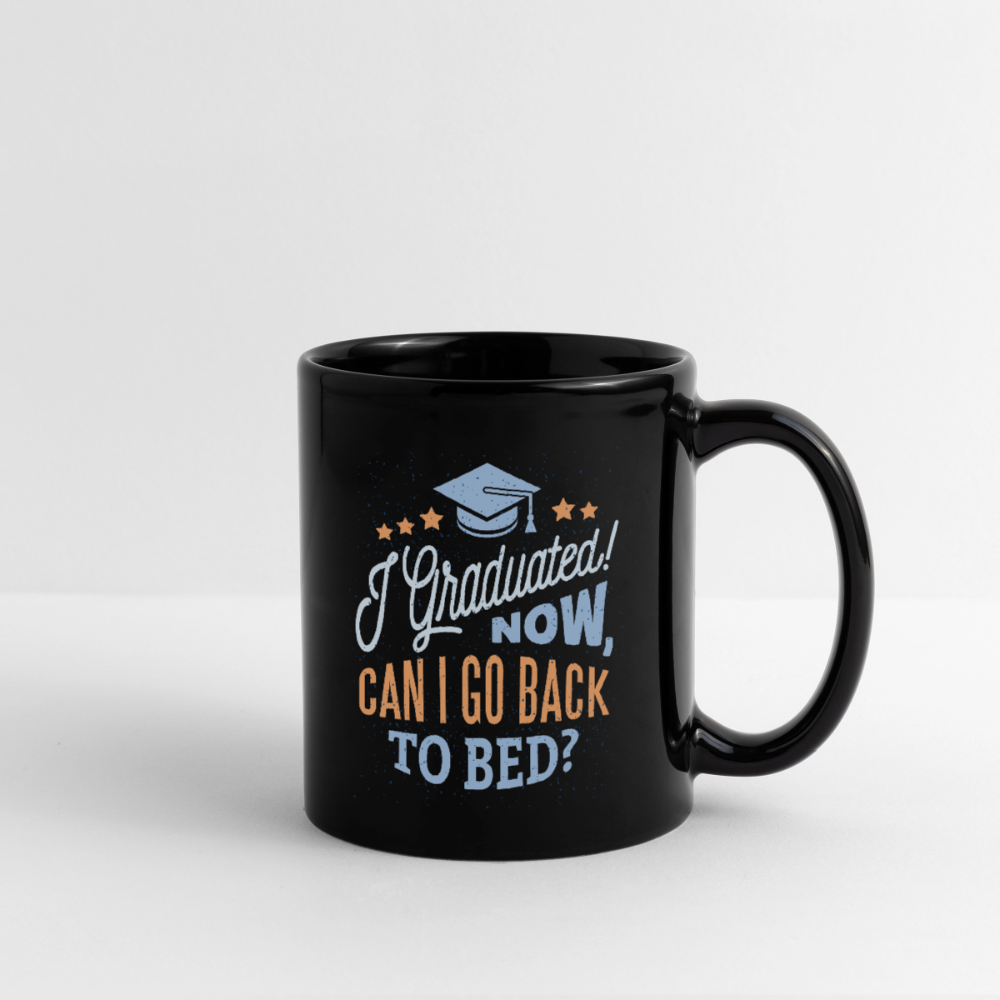 Tasse "I graduated" - Schwarz