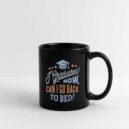 Tasse "I graduated" - Schwarz