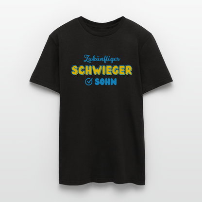 Männer T-Shirt "Zukünftiger Schwiegersohn" - Schwarz