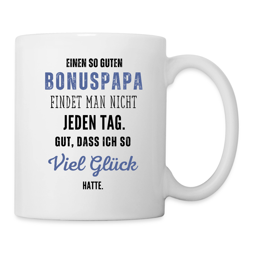 Tasse "Einen so guten Bonuspapa" - Weiß