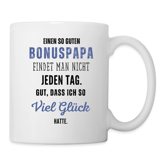 Tasse "Einen so guten Bonuspapa" - Weiß