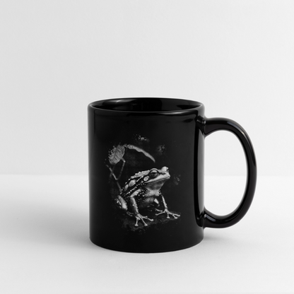 Tasse "Frosch Natur" - Schwarz