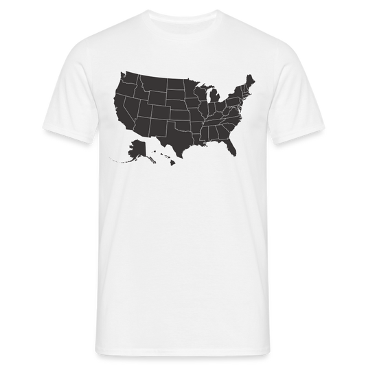 Männer T-Shirt "USA Einzelne Staaten" - Weiß