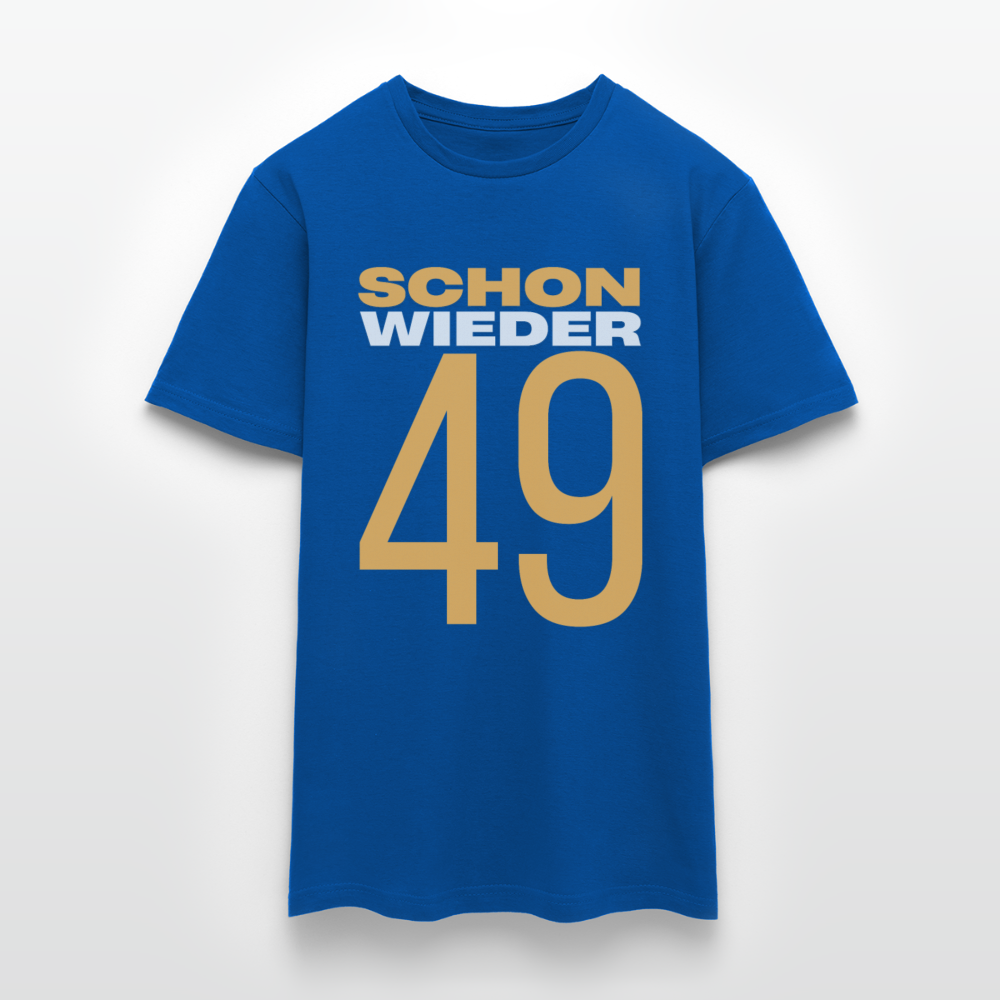 Männer T-Shirt "Schon wieder 49" - Royalblau