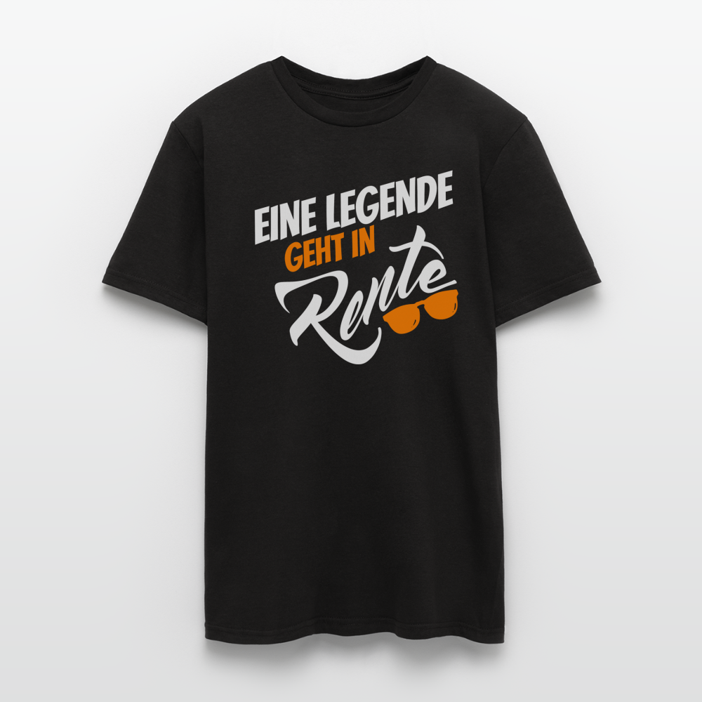 T-Shirt "Eine Legende geht in Rente" - Schwarz