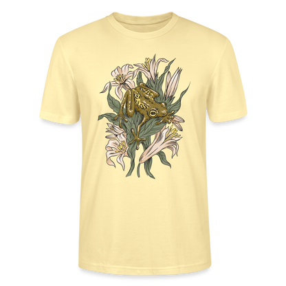 Unisex Bio-T-Shirt "Frosch in der Natur" - Creme