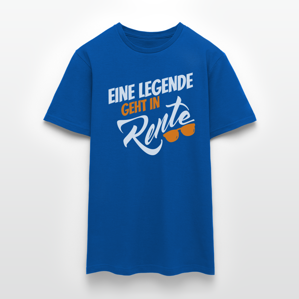 T-Shirt "Eine Legende geht in Rente" - Royalblau