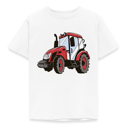 Kinder T-Shirt "Kleiner roter Traktor" - Weiß