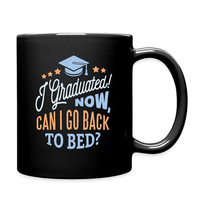 Tasse "I graduated" - Schwarz
