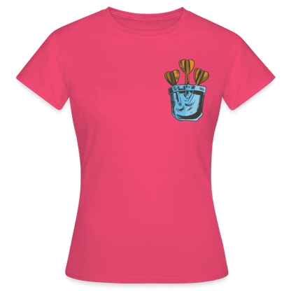Frauen T-Shirt "Dartpfeile in Brusttaschen-Optik" - Azalea