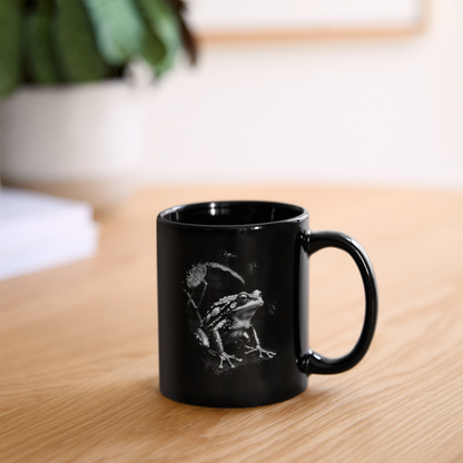 Tasse "Frosch Natur" - Schwarz