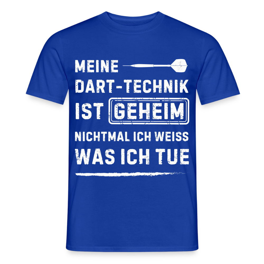 Männer T-Shirt "Dart Technik" - Dunkelblau