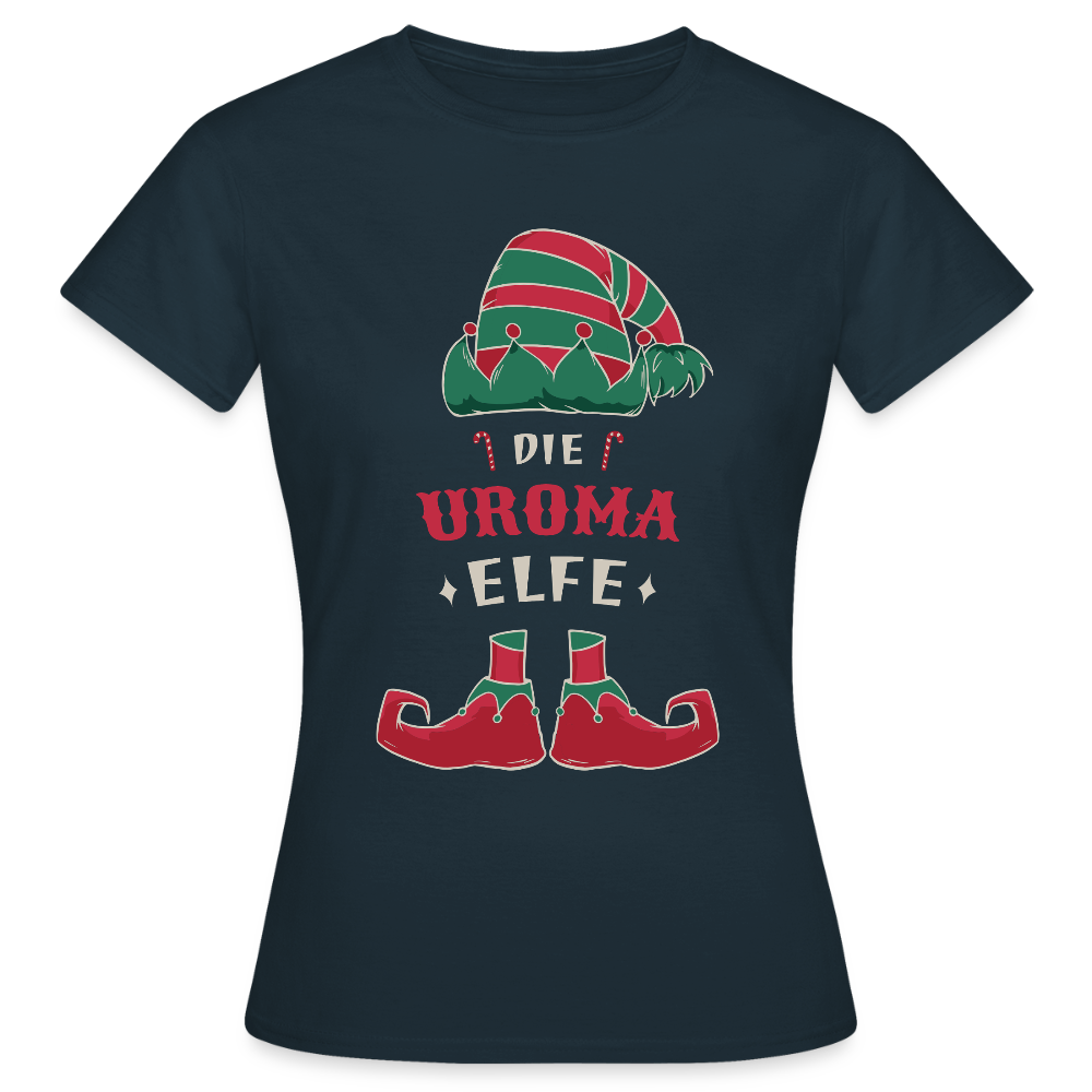 Frauen T-Shirt "Uroma Elfe" - Navy