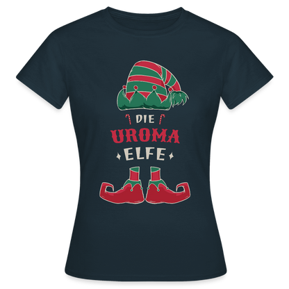 Frauen T-Shirt "Uroma Elfe" - Navy