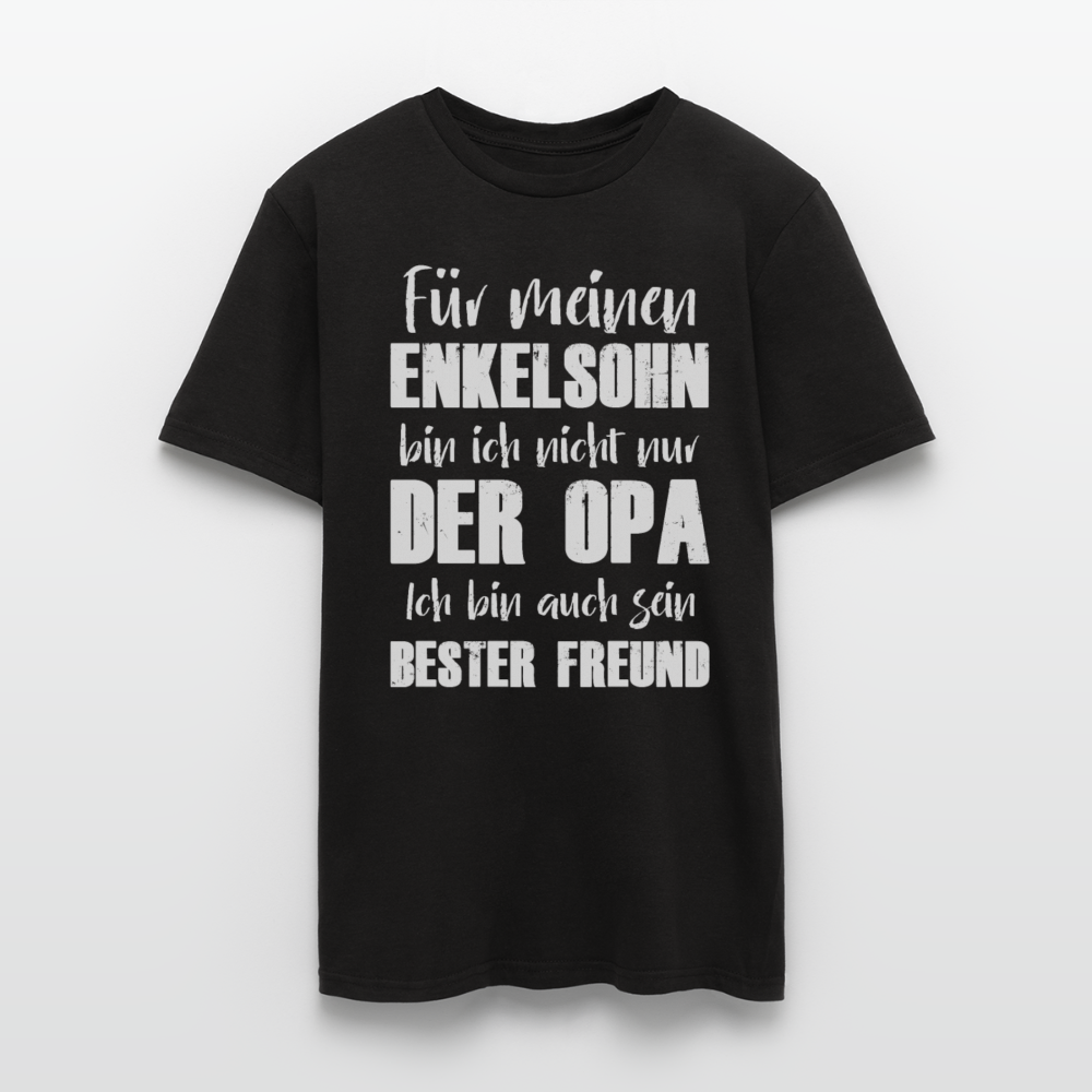 Männer T-Shirt "Für meinen Enkelsohn bin ich nicht nur der Opa" - Schwarz