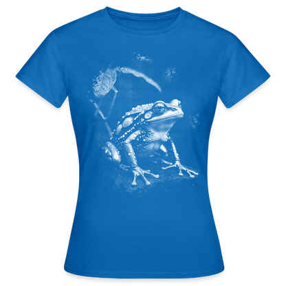 Frauen T-Shirt "Frosch Natur" - Royalblau