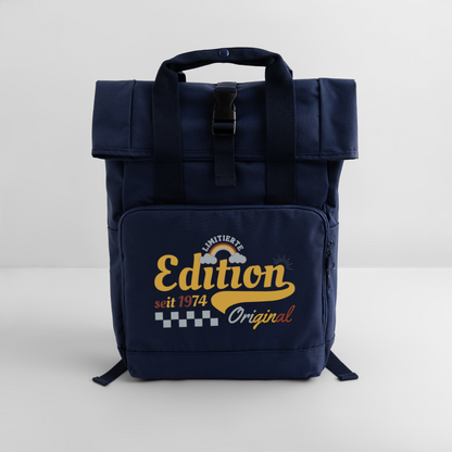 Rolltop Rucksack "Limitierte Edition seit 1974" - Navy
